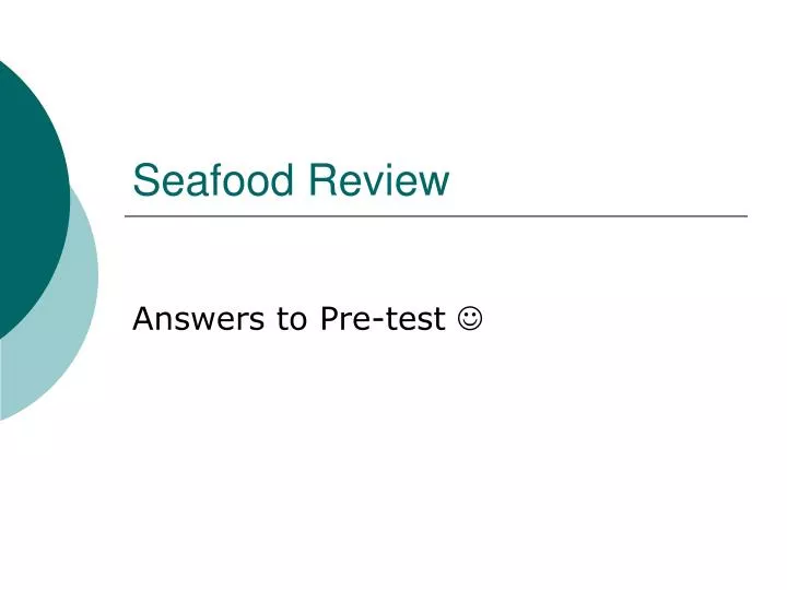 seafood review