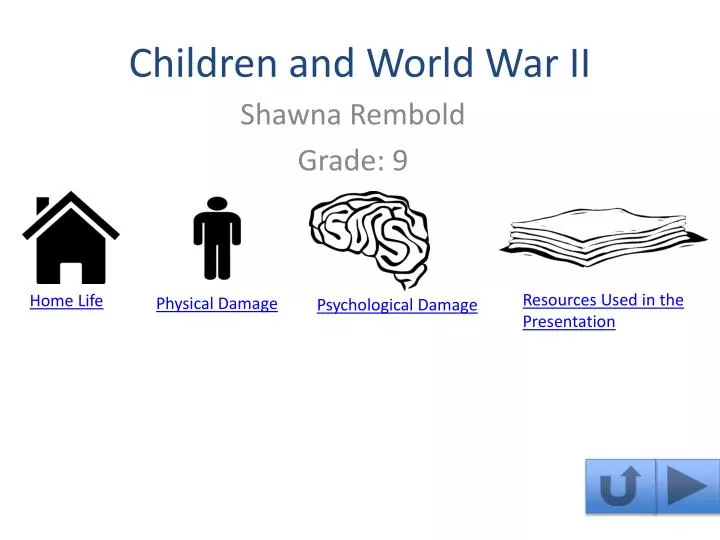 children and world war ii