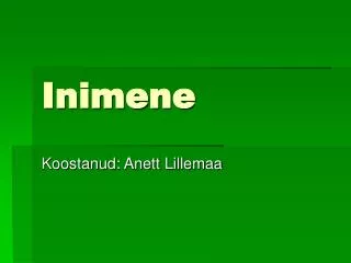 inimene