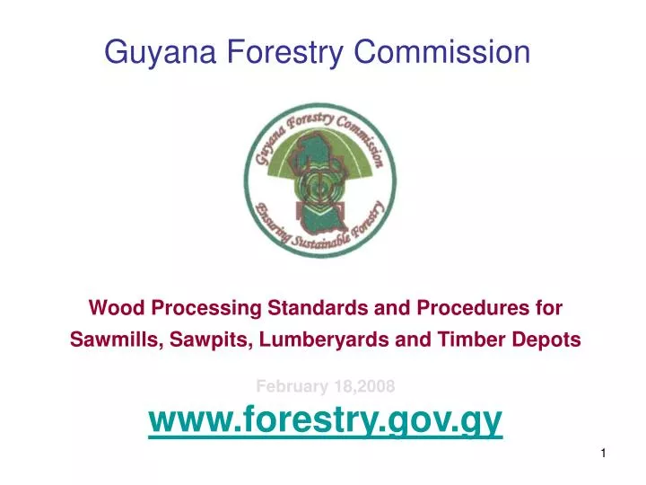 guyana forestry commission