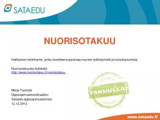 nuorisotakuu