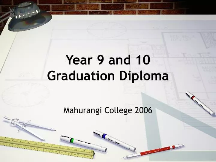 year 9 and 10 graduation diploma