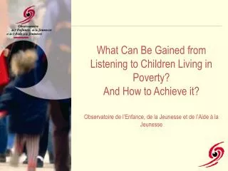 Listening to children: how and what next?