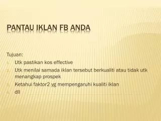 pantau iklan fb anda