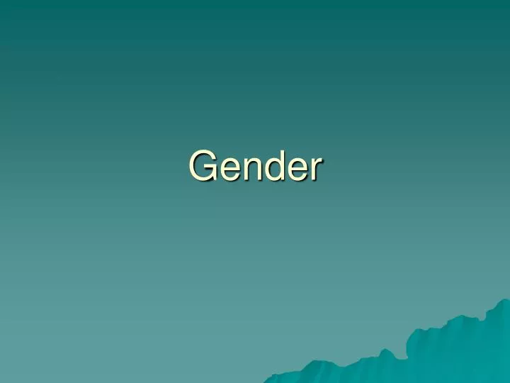 gender