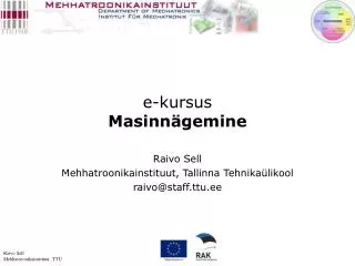 e kursus masinn gemine