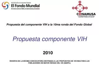 propuesta componente vih