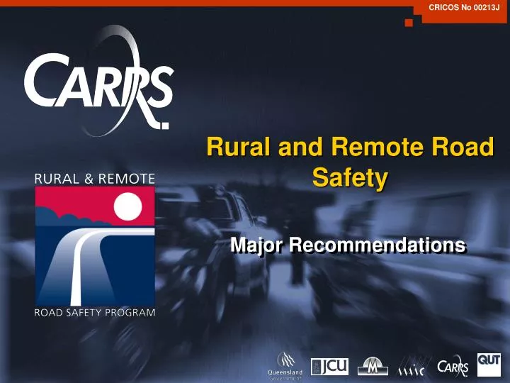 rural and remote road safety