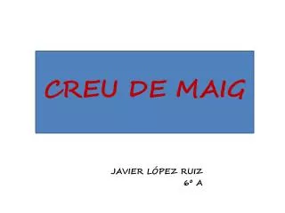 creu de maig