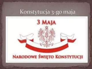 konstytucja 3 go maja