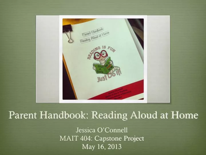parent handbook reading aloud at home