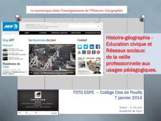 le num rique dans l enseignement de l histoire g ographie