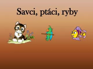 savci pt ci ryby