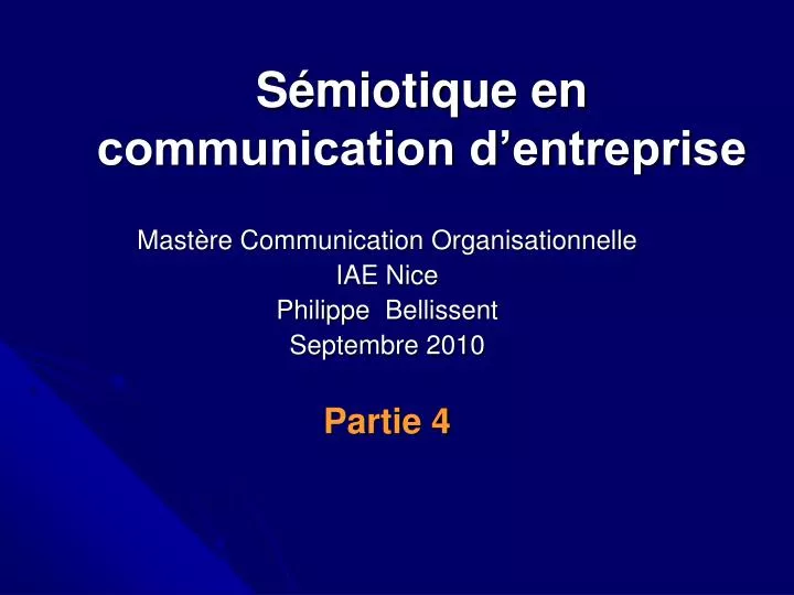 s miotique en communication d entreprise