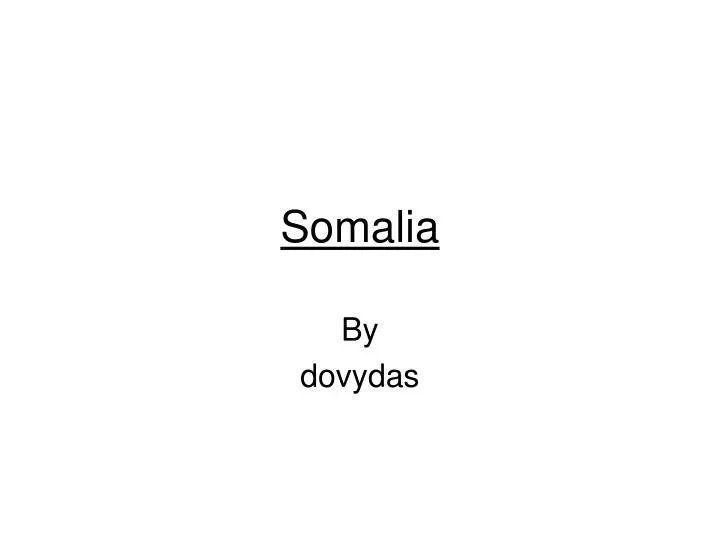 somalia