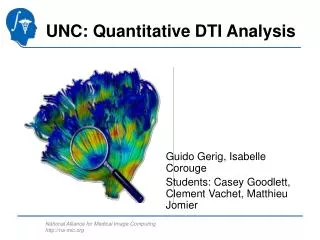 UNC: Quantitative DTI Analysis