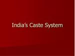 India’s Caste System - slide 1