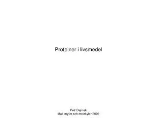 proteiner i livsmedel