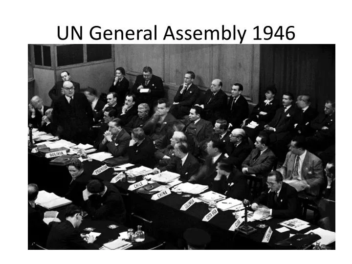 un general assembly 1946