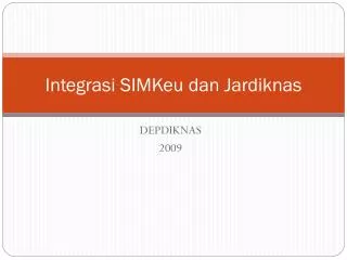 integrasi simkeu dan jardiknas