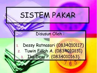 sistem pakar