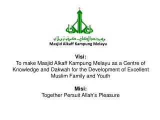 Masjid Alkaff Kampung Melayu