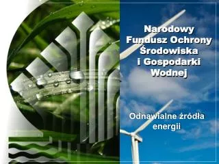 odnawialne r d a energii