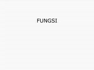 fungsi