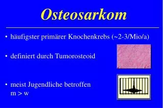 osteosarkom
