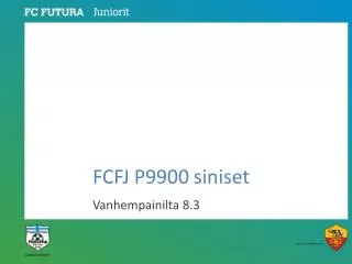 fcfj p9900 siniset