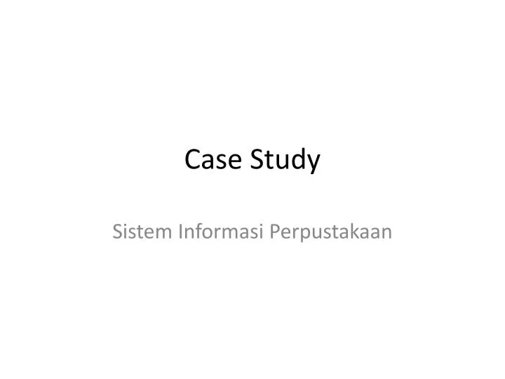 case study