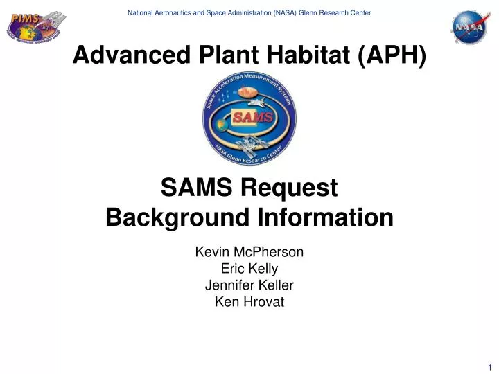 sams request background information