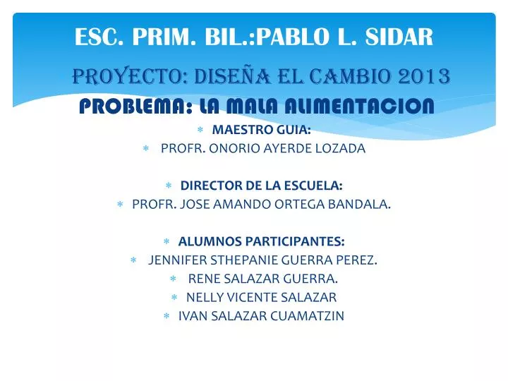 esc prim bil pablo l sidar