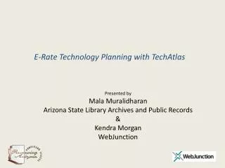 E-Rate Technology Planning with TechAtlas