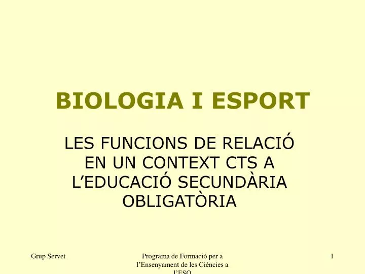 biologia i esport