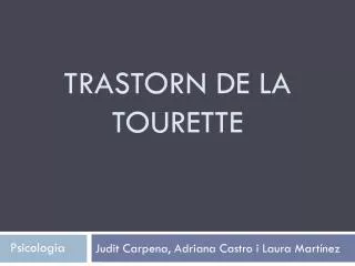 trastorn de la tourette