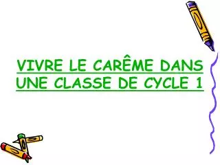 vivre le car me dans une classe de cycle 1