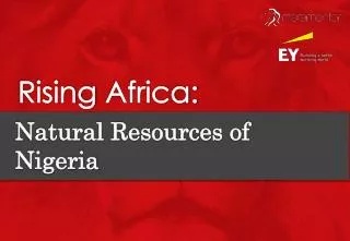 Rising africa natural resources of nigeria