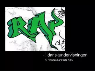 i danskundervisningen