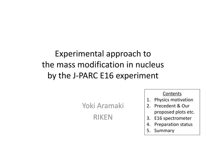 experimental approach to the mass modification in nucleus by the j parc e16 experiment