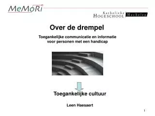 over de drempel