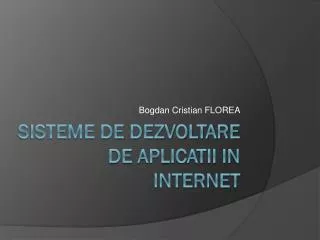 bogdan cristian florea