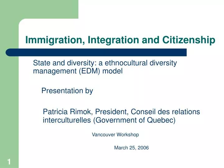 immigration integration and citizenship