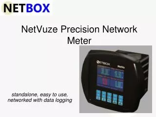NetVuze Precision Network Meter