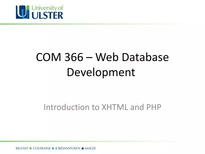 com 366 web database development