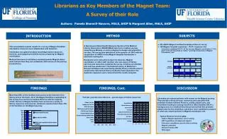 Librarians as Key Members of the Magnet Team: A Survey of their Role