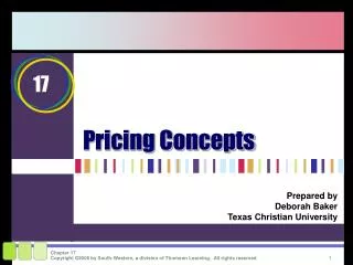 Pricing Concepts