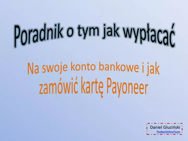 poradnik o tym jak wyp aca