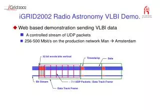 iGRID2002 Radio Astronomy VLBI Demo.