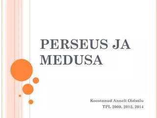 perseus ja medusa